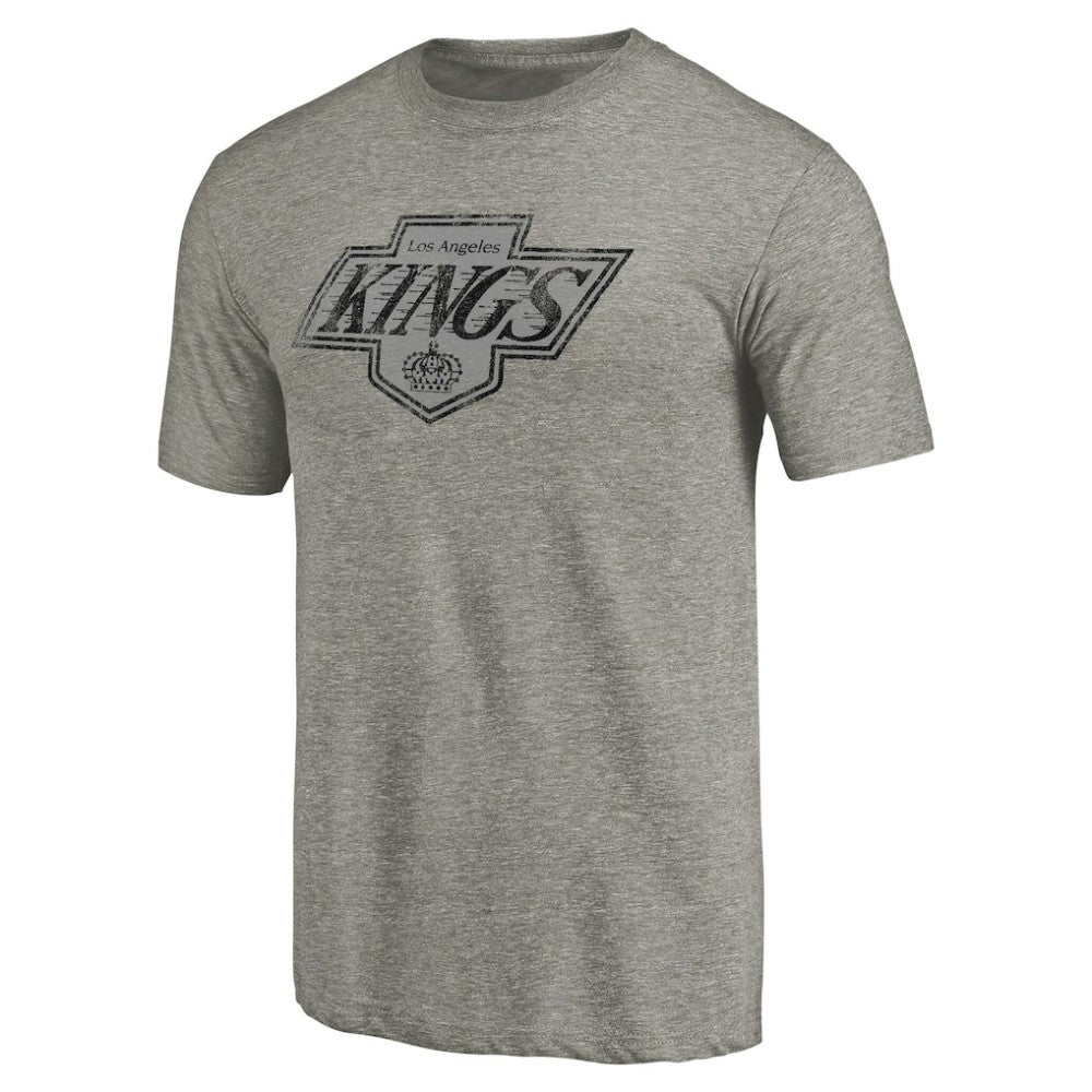 Los Angeles Kings Throwback Logo 1988-1989 Tri-Blend T-Shirt On Sale