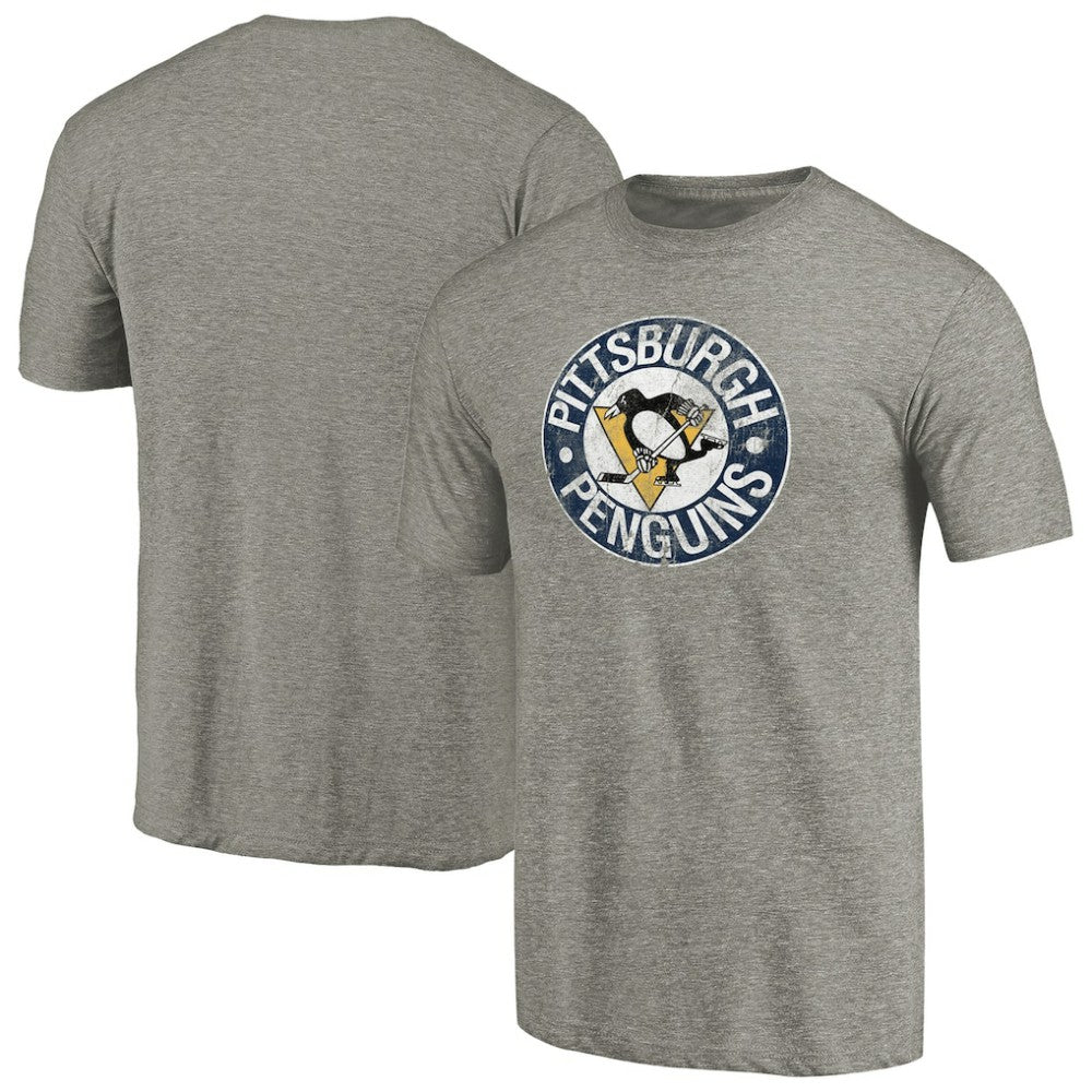 Pittsburgh Penguins Throwback Logo 1968-1969 Tri-Blend T-Shirt Discount