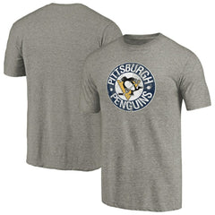 Pittsburgh Penguins Throwback Logo 1968-1969 Tri-Blend T-Shirt Discount