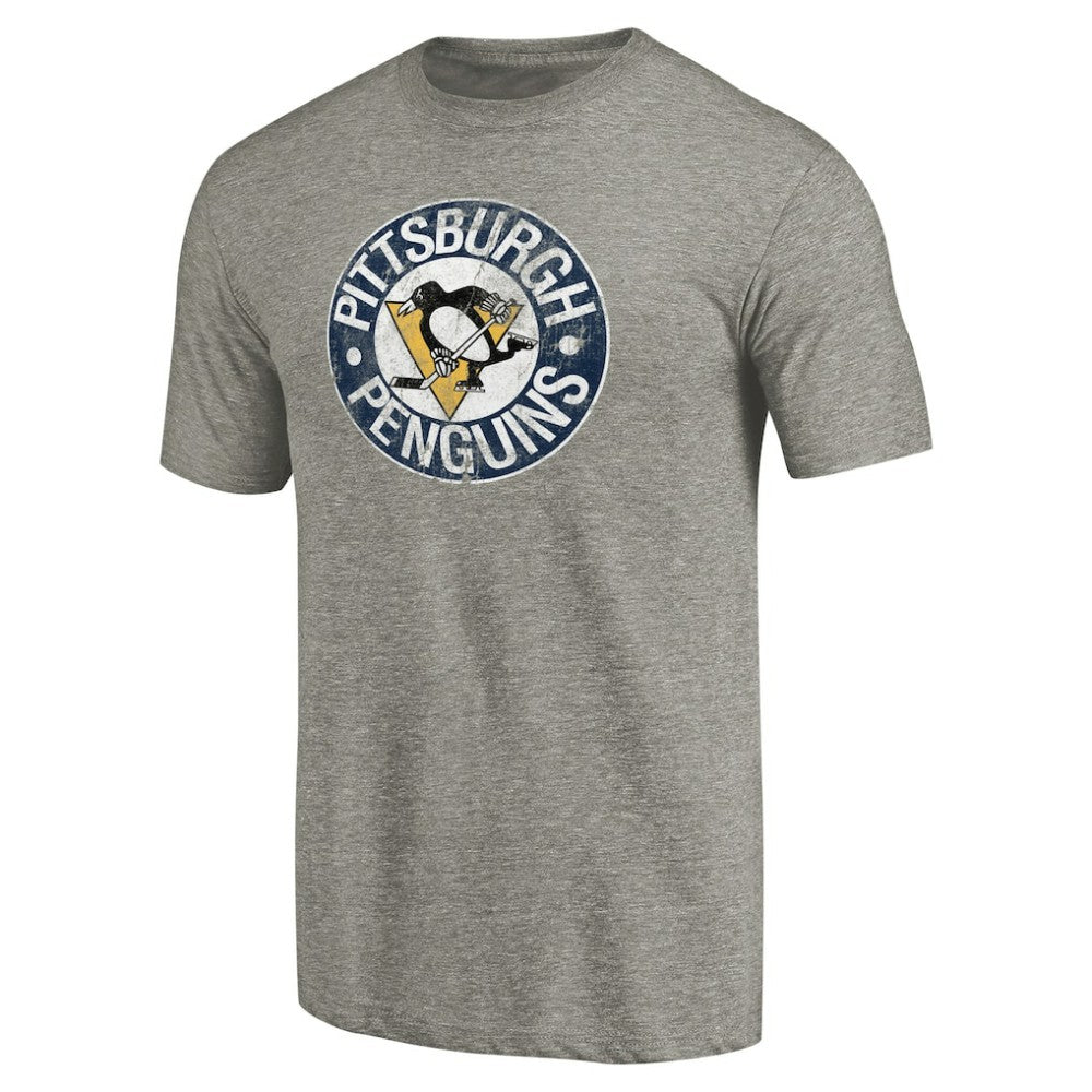 Pittsburgh Penguins Throwback Logo 1968-1969 Tri-Blend T-Shirt Discount