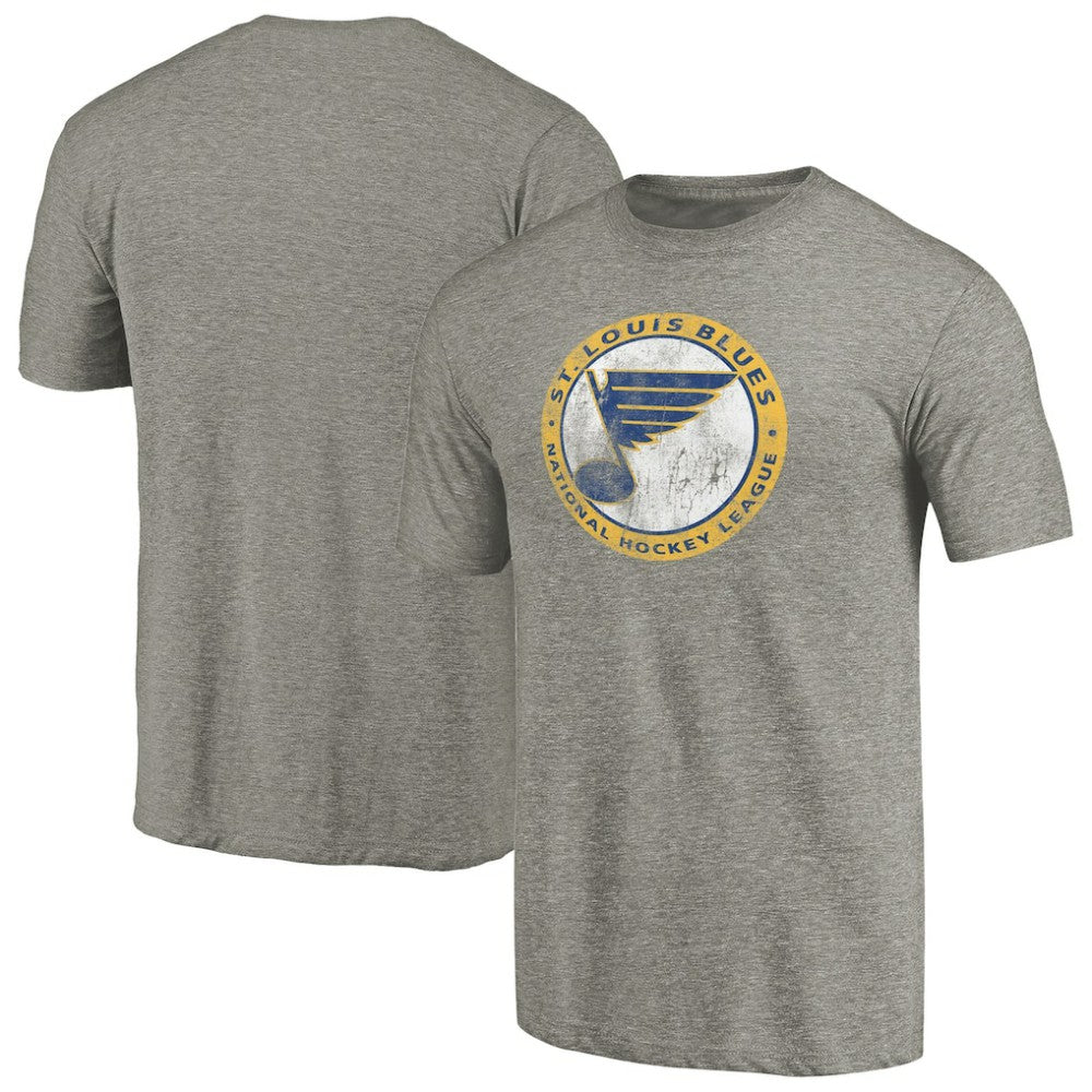 St. Louis Blues Throwback Logo 1970 Tri-Blend T-Shirt Discount
