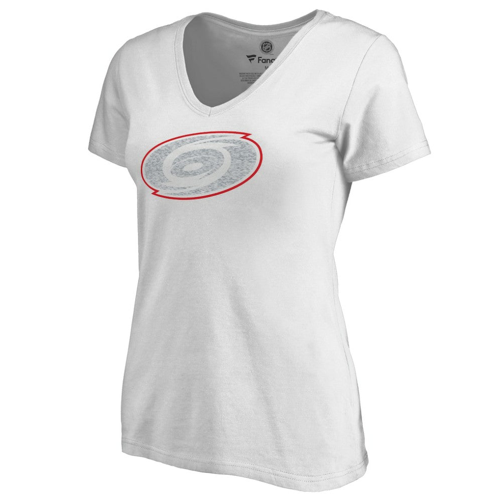 Carolina Hurricanes Women's Whiteout V-Neck T-Shirt Outlet