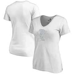 Chicago Blackhawks Women's Whiteout V-Neck T-Shirt Discount