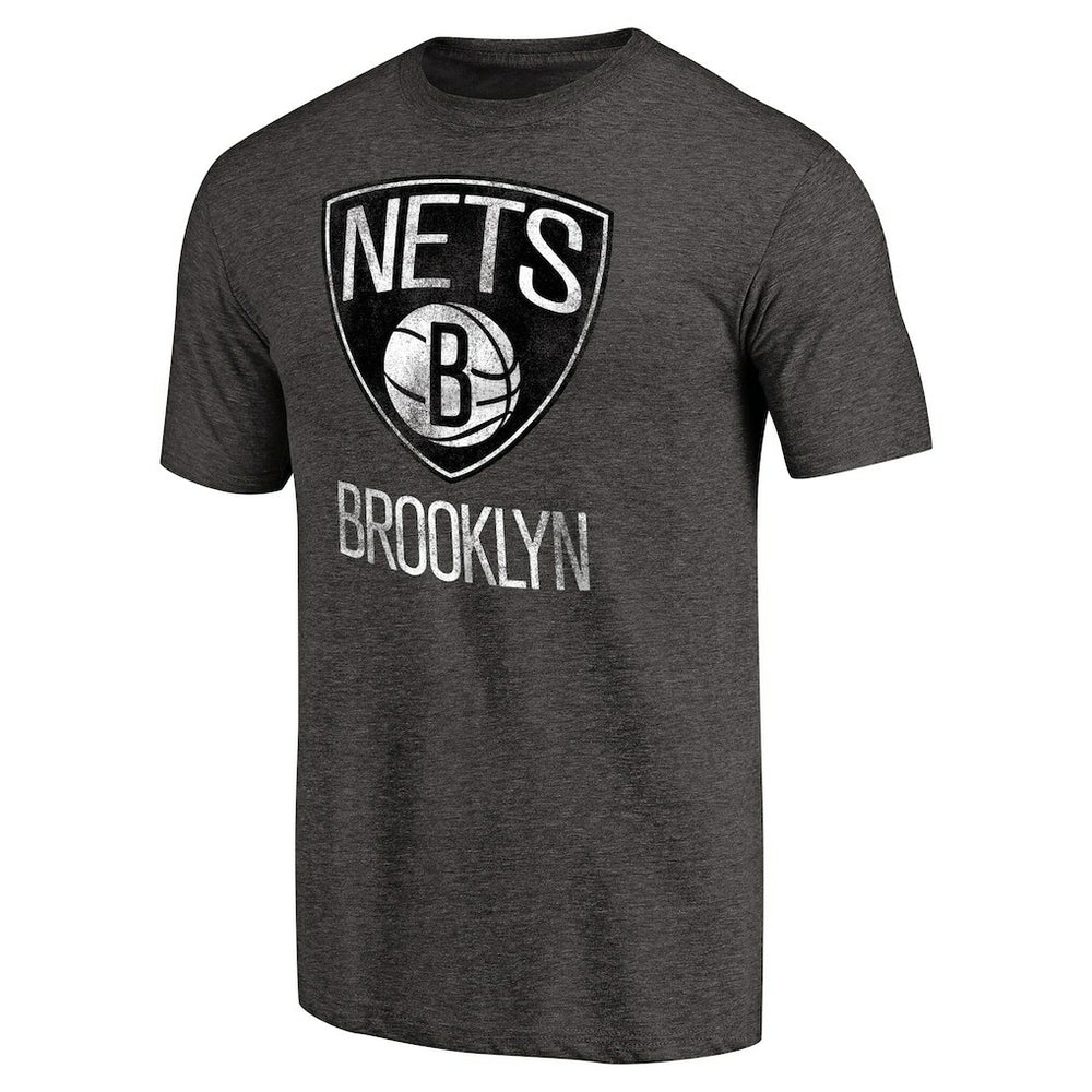 Brooklyn Nets Distressed Team Logo Tri-Blend T-Shirt Discount