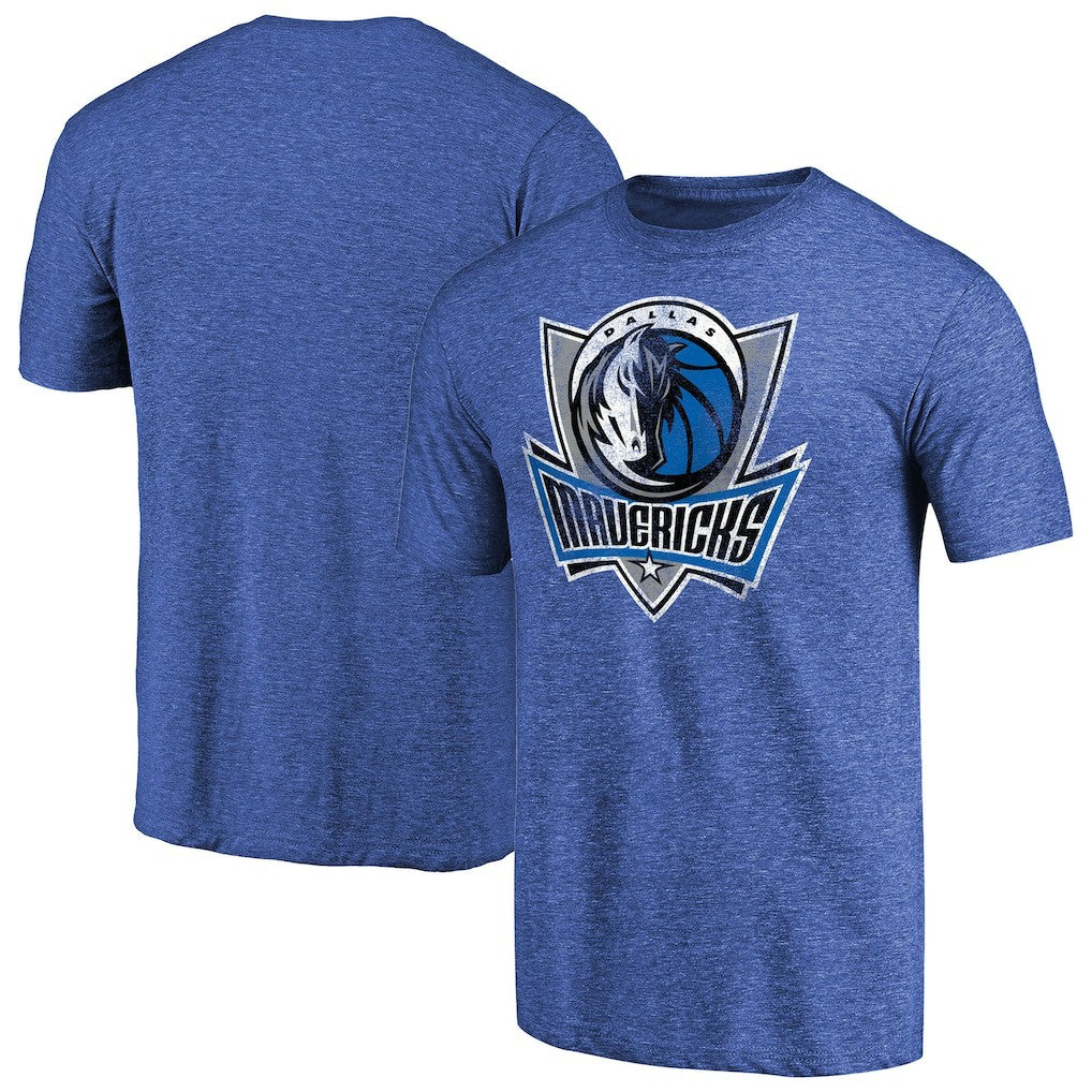 Dallas Mavericks Distressed Team Logo Tri-Blend T-Shirt sale For Sale