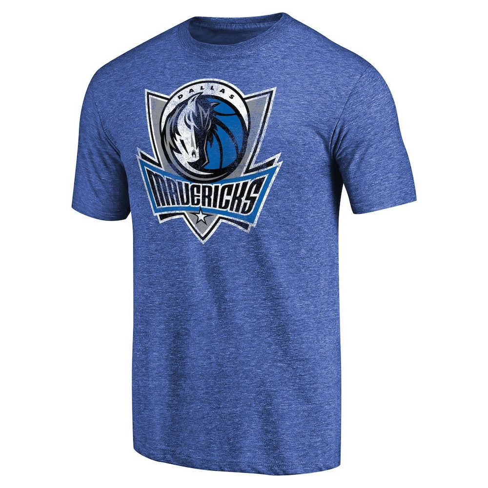 Dallas Mavericks Distressed Team Logo Tri-Blend T-Shirt sale For Sale