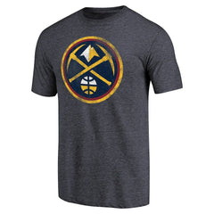 Denver Nuggets Distressed Team Logo Tri-Blend T-Shirt sale For Sale