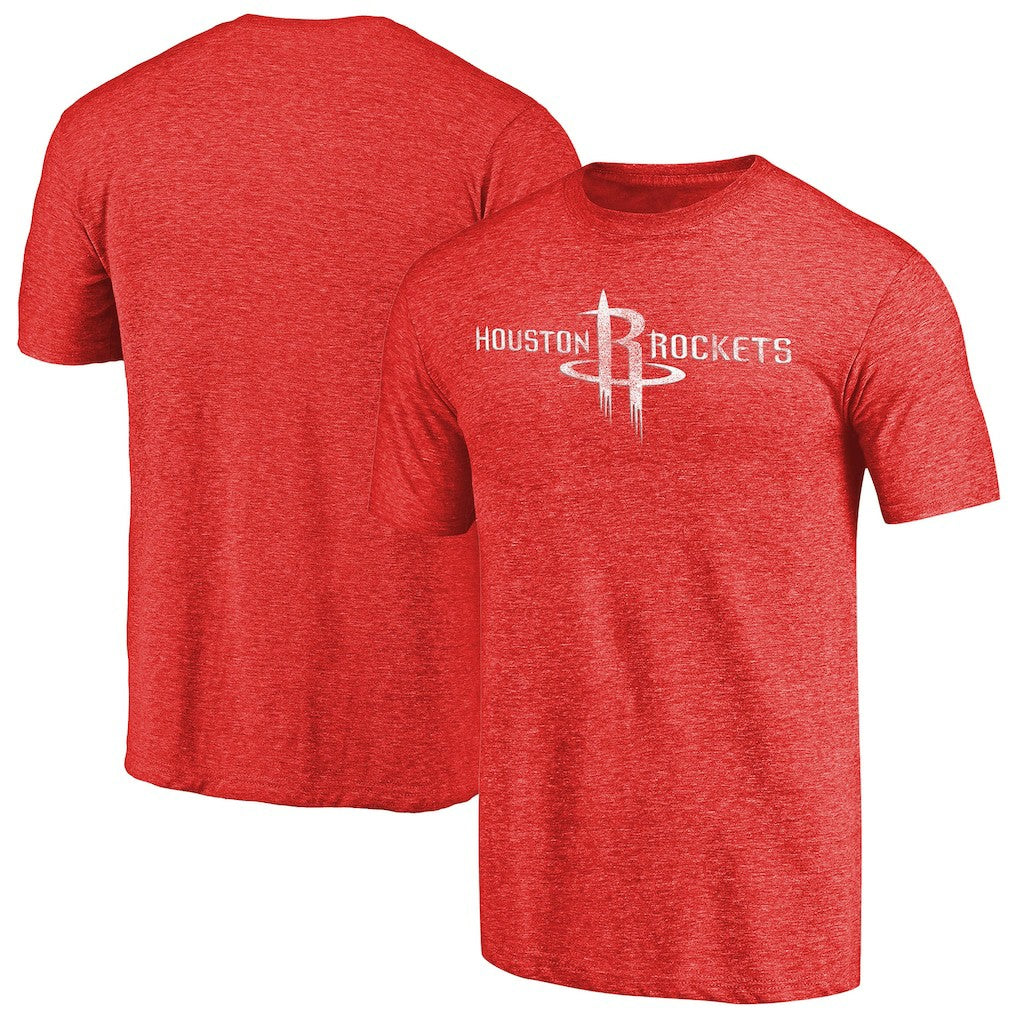Houston Rockets Distressed Team Logo Tri-Blend T-Shirt Online