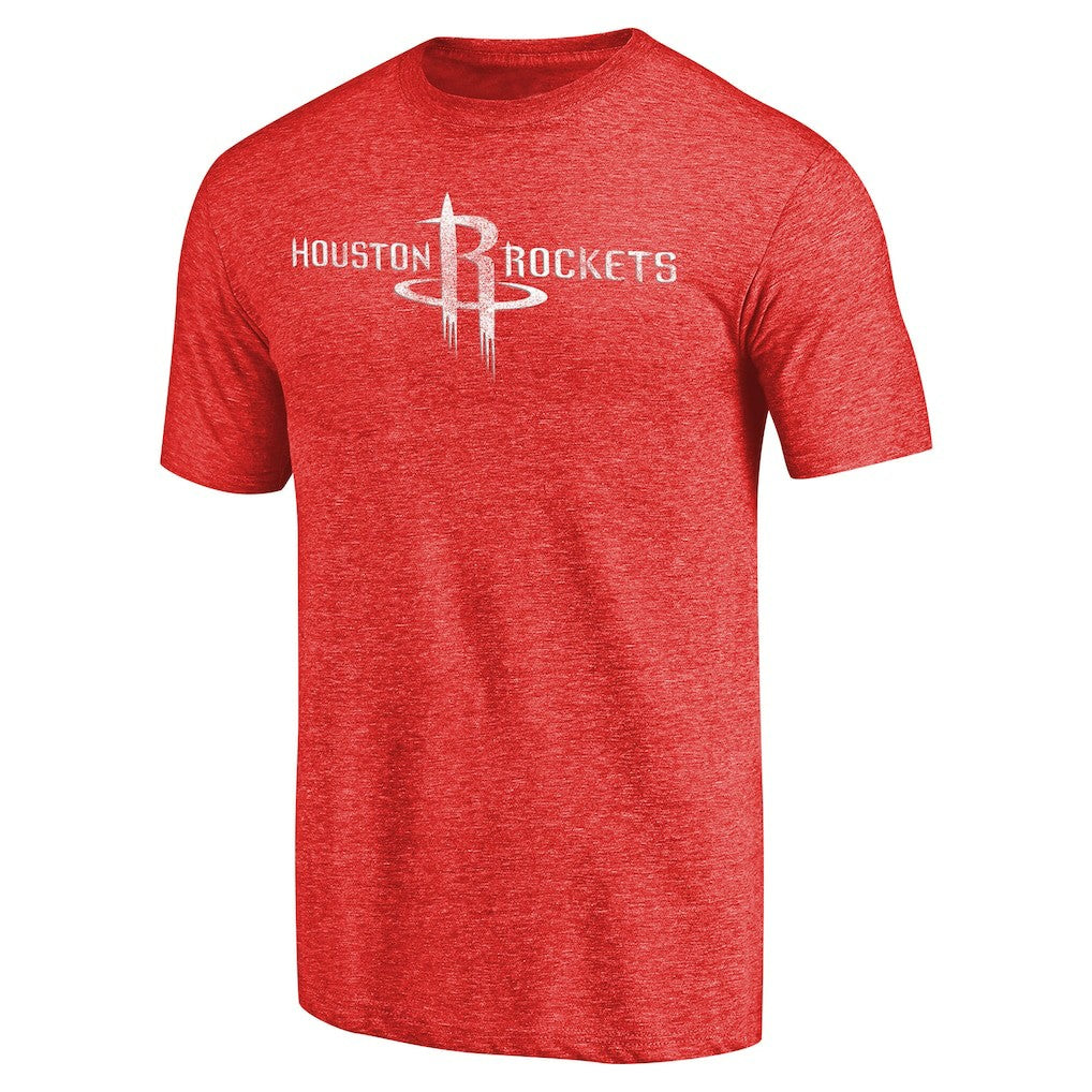 Houston Rockets Distressed Team Logo Tri-Blend T-Shirt Online
