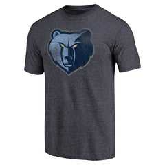 Memphis Grizzlies Distressed Team Logo Tri-Blend T-Shirt Discount