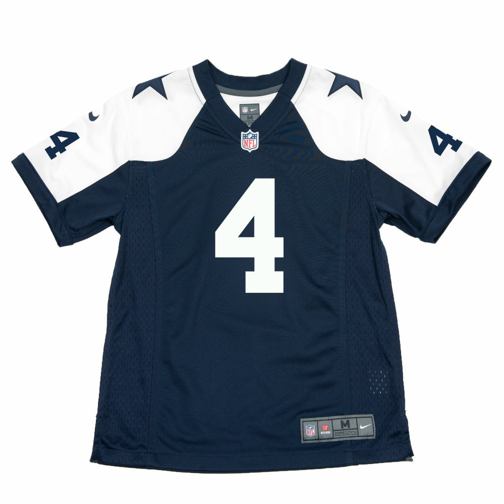 Dallas Cowboys Nike Dak Prescott  Youth Throwback Game Jersey