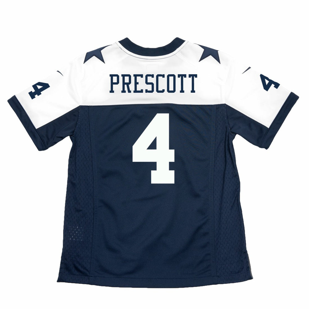 Dallas Cowboys Nike Dak Prescott  Youth Throwback Game Jersey