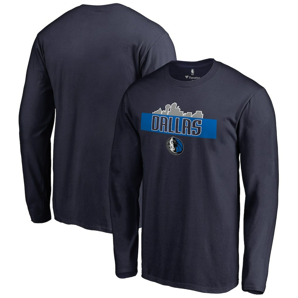 Dallas Mavericks Hometown Collection Skyline Long Sleeve T-Shirt sale For Sale