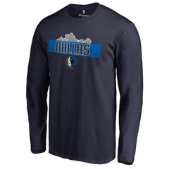 Dallas Mavericks Hometown Collection Skyline Long Sleeve T-Shirt sale For Sale