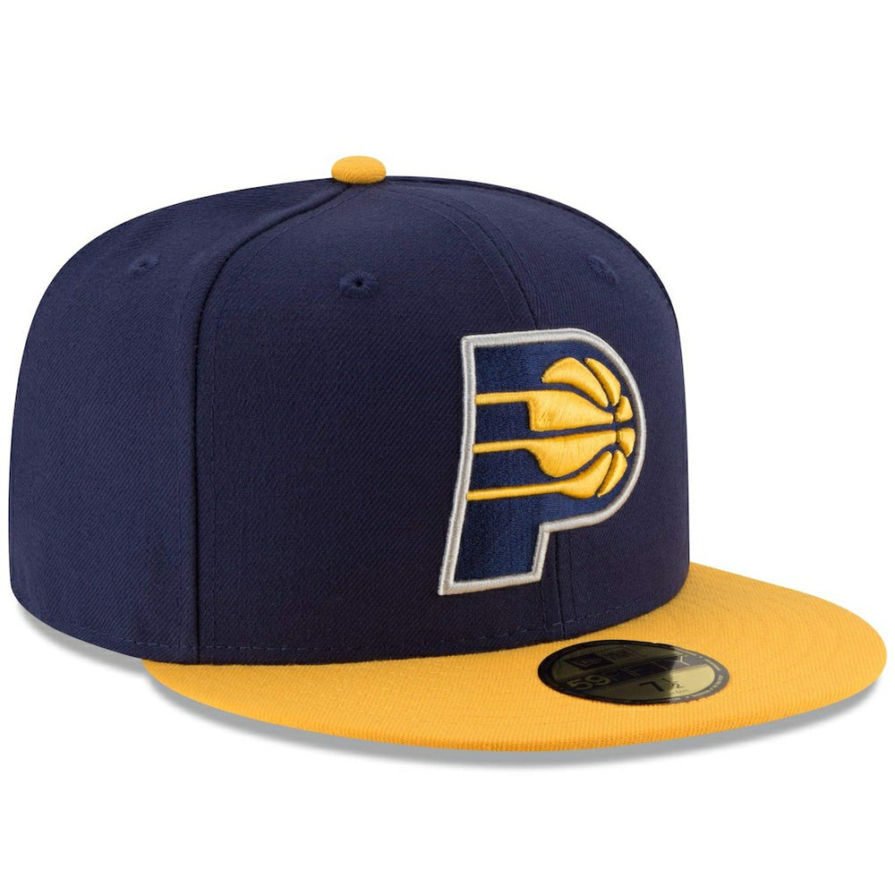 Indiana Pacers Team Color 2Tone 59FIFTY Fitted Hat New