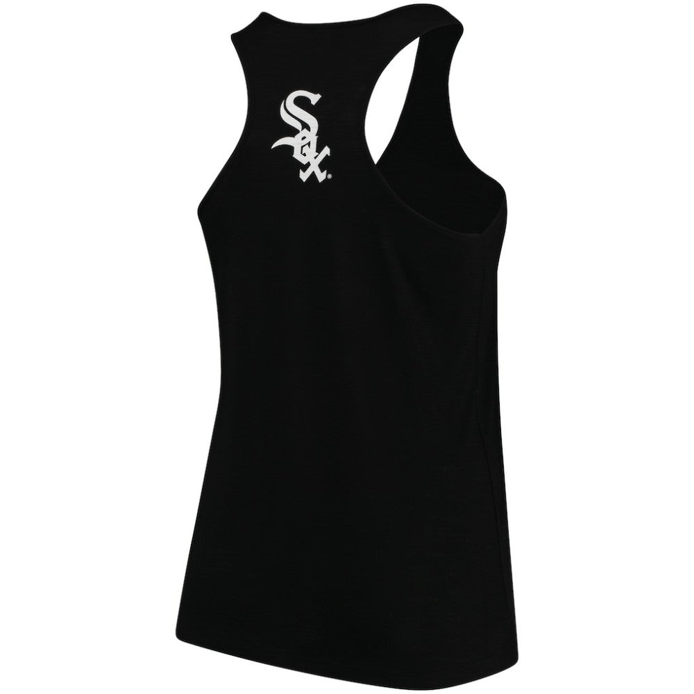 Chicago White Sox Soft as a Grape Women's Plus Size Swing for the Fences Racerback Tank Top | MLB Discount