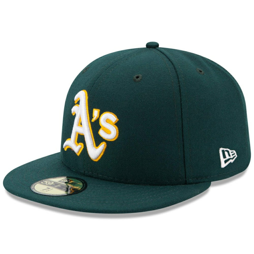 Athletics New Era Road Authentic Collection On Field 59FIFTY Performance Fitted Hat | MLB Discount