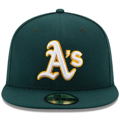 Athletics New Era Road Authentic Collection On Field 59FIFTY Performance Fitted Hat | MLB Discount