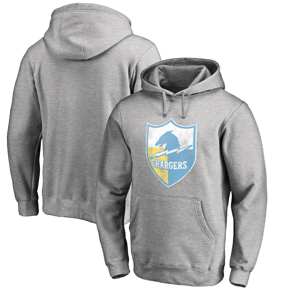 Los Angeles Chargers  Throwback Logo Pullover Hoodie