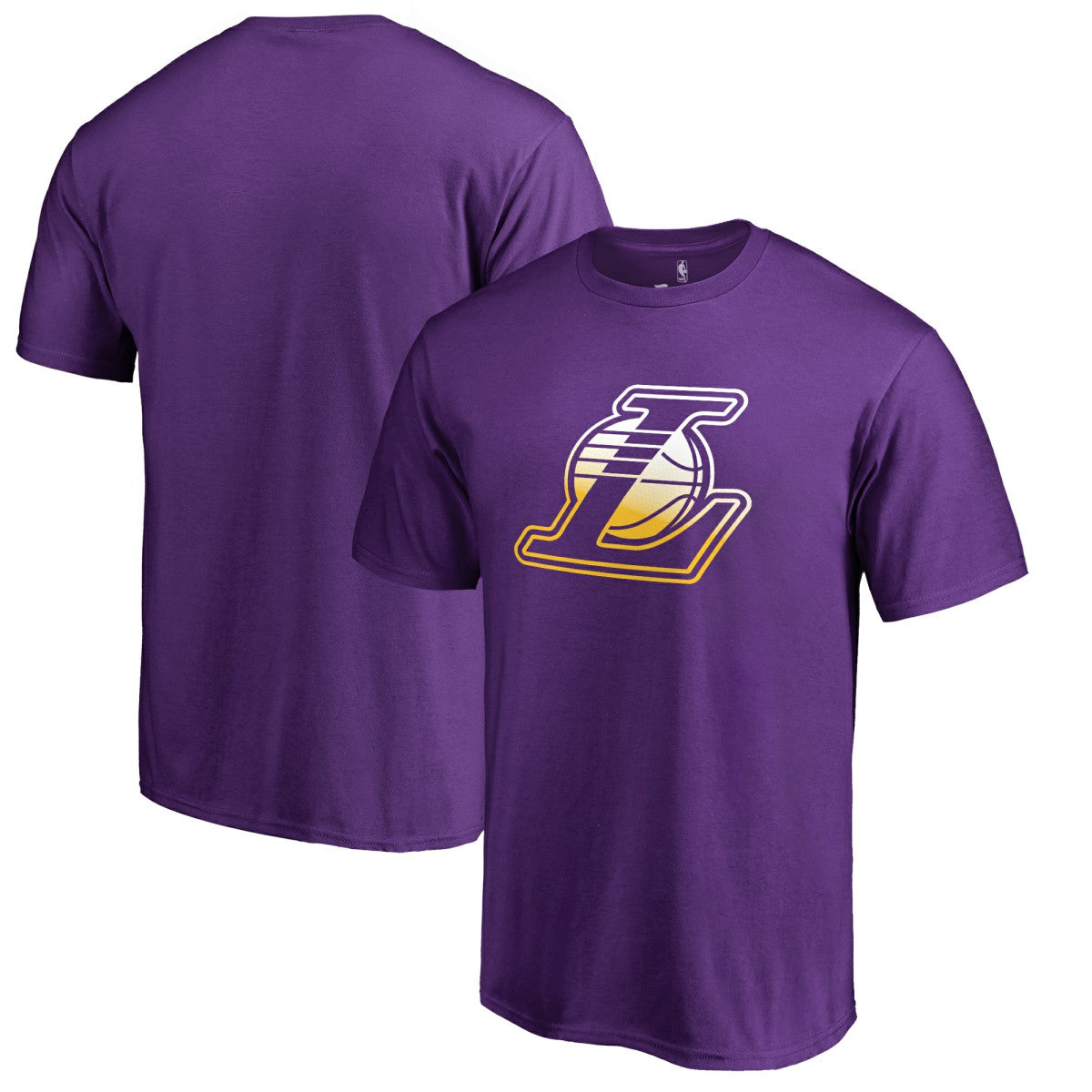 Los Angeles Lakers Gradient Logo T-Shirt Discount