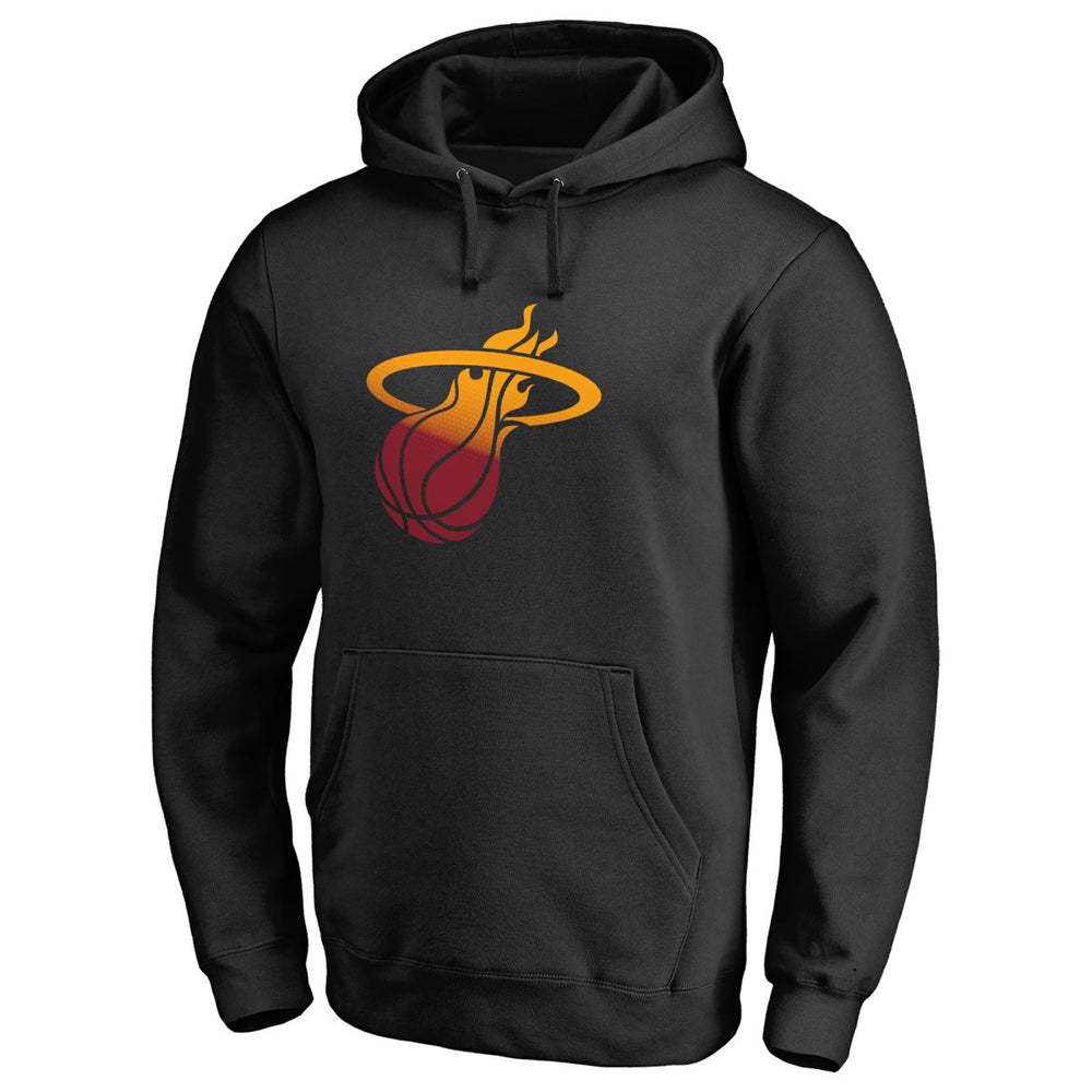 Miami Heat Gradient Logo Pullover Hoodie New