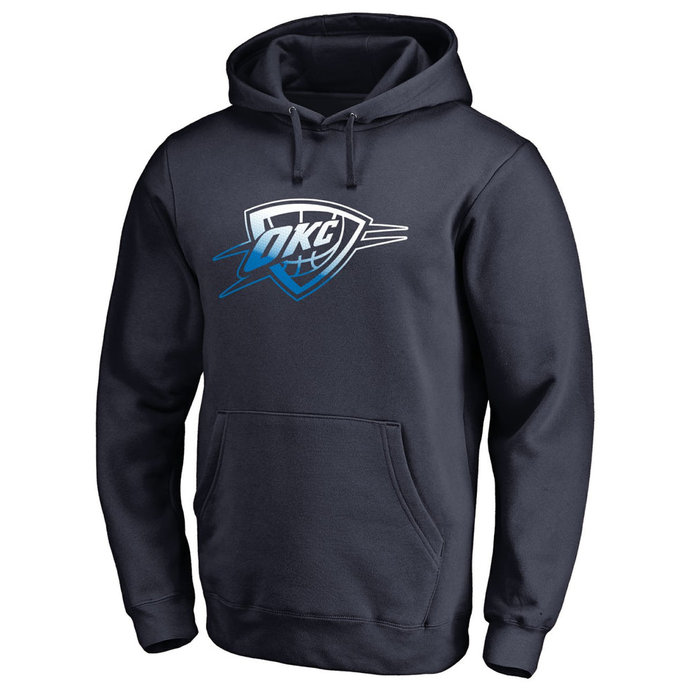 Oklahoma City Thunder Gradient Logo Pullover Hoodie For Sale