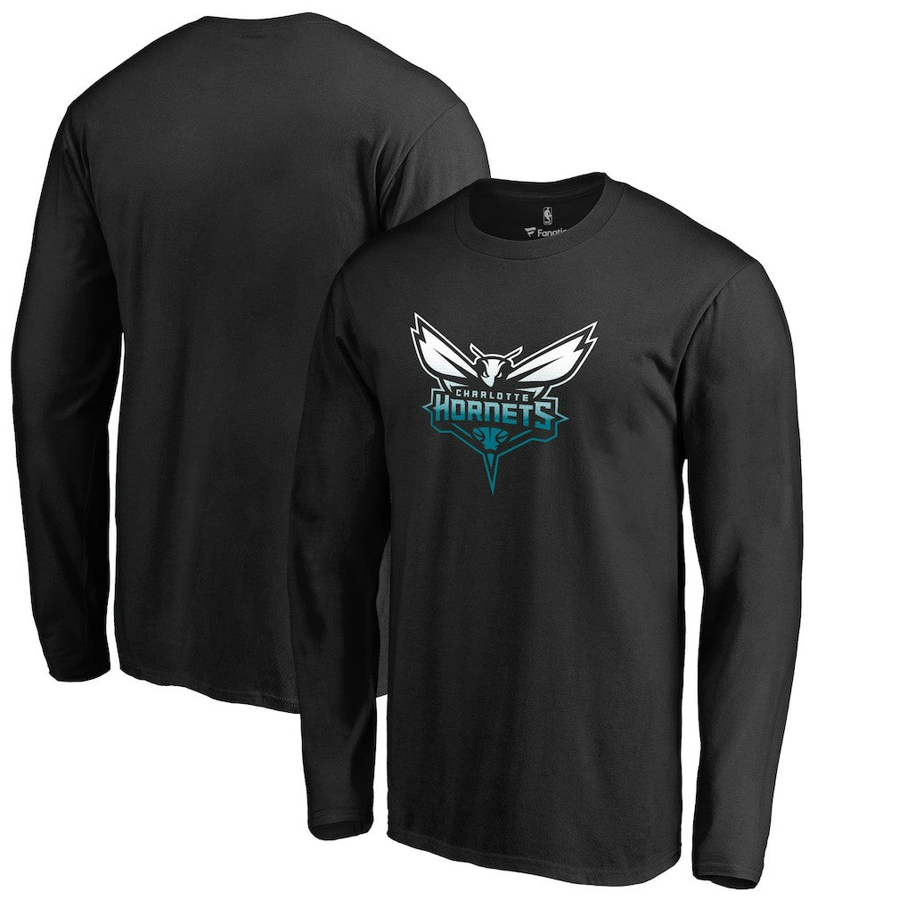 Charlotte Hornets Gradient Logo Long Sleeve T-Shirt Discount