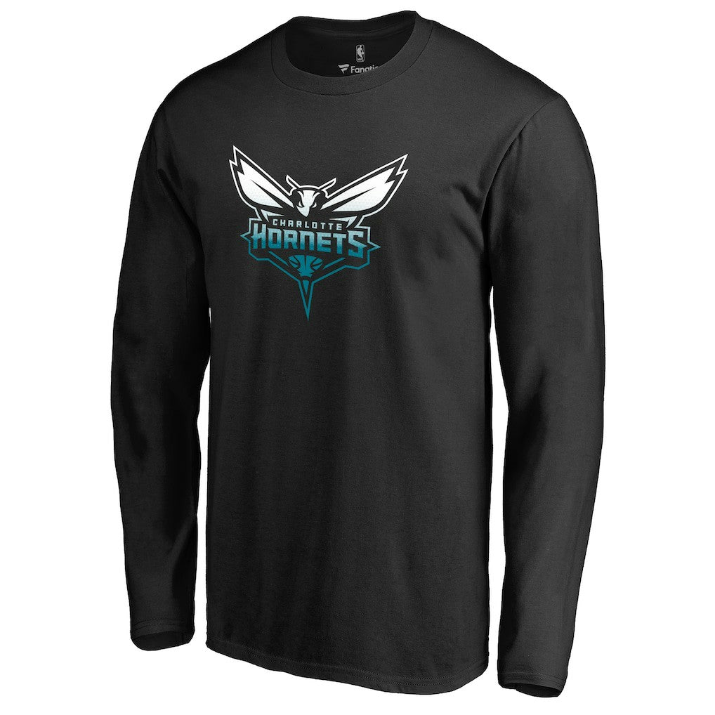 Charlotte Hornets Gradient Logo Long Sleeve T-Shirt Discount