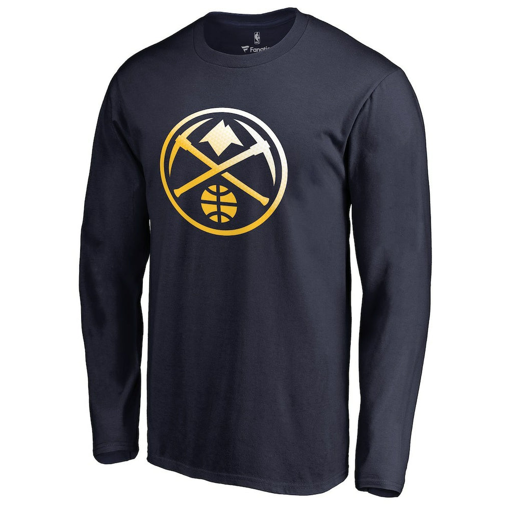 Denver Nuggets Gradient Logo Long Sleeve T-Shirt sale On Sale