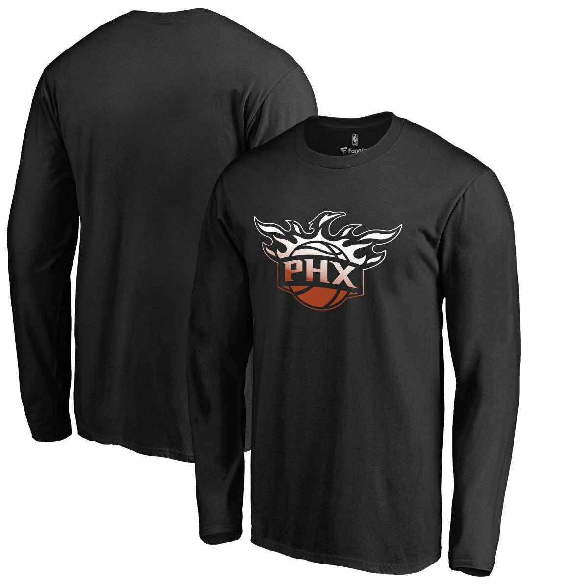 Phoenix Suns Gradient Logo Long Sleeve T-Shirt New