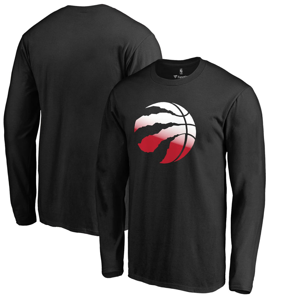 Toronto Raptors Gradient Logo Long Sleeve T-Shirt For Sale