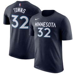 Karl-Anthony Towns Minnesota Timberwolves Name & Number Performance T-Shirt On Sale