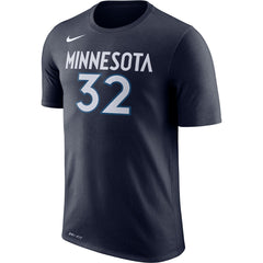 Karl-Anthony Towns Minnesota Timberwolves Name & Number Performance T-Shirt On Sale