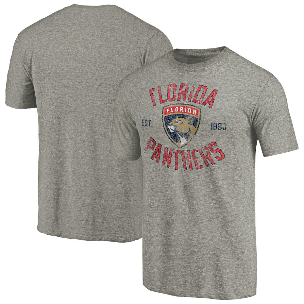 Florida Panthers Heritage Tri-Blend T-Shirt Discount