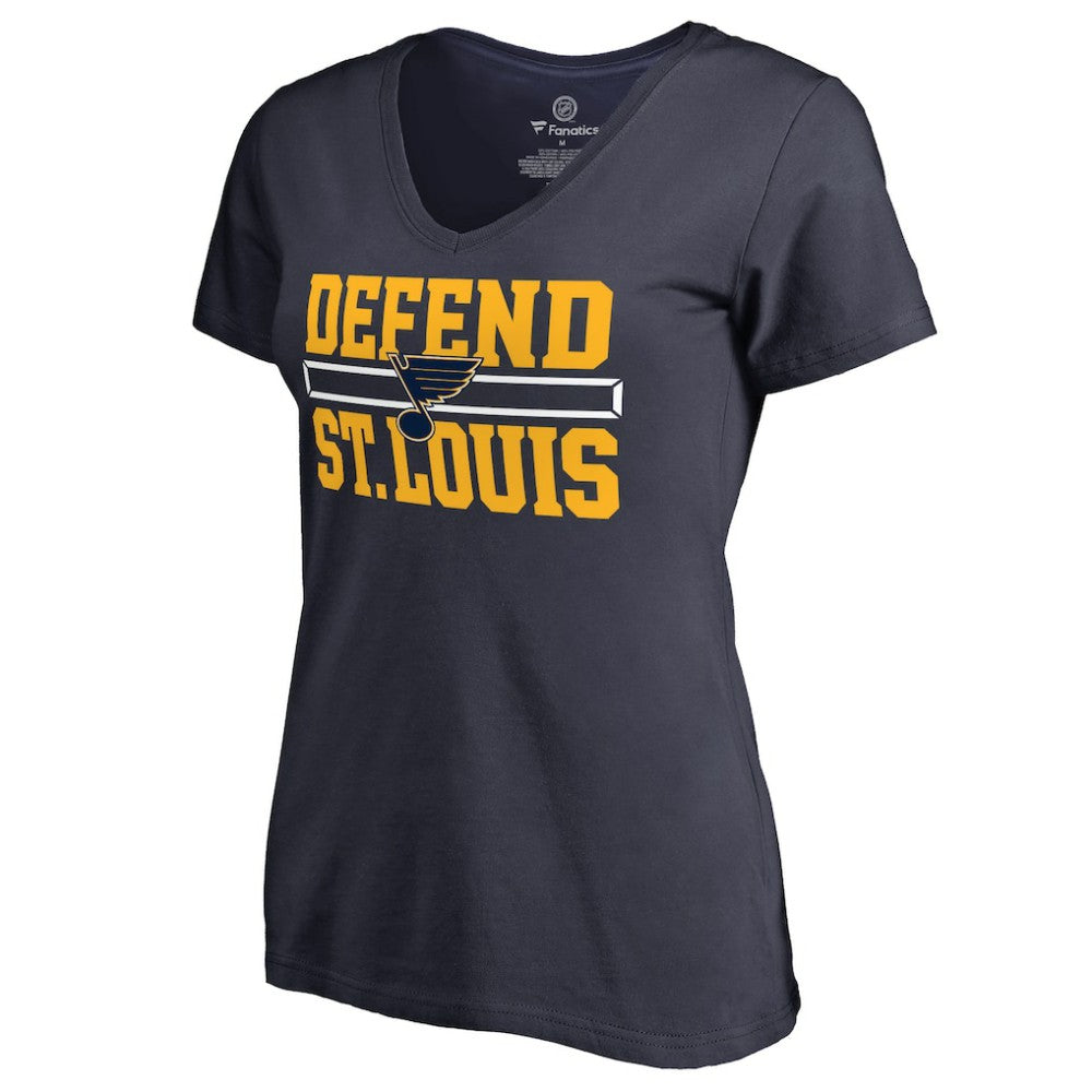 St. Louis Blues Women's Hometown Collection Defend V-Neck T-Shirt For Sale