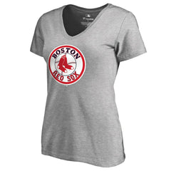 Boston Red Sox Women's Cooperstown Collection Forbes V-Neck T-Shirt | MLB On Sale