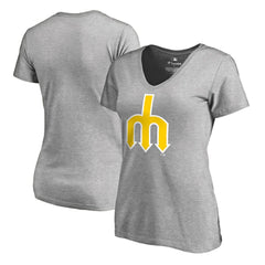 Seattle Mariners Women's Cooperstown Collection Forbes V-Neck T-Shirt | MLB Discount
