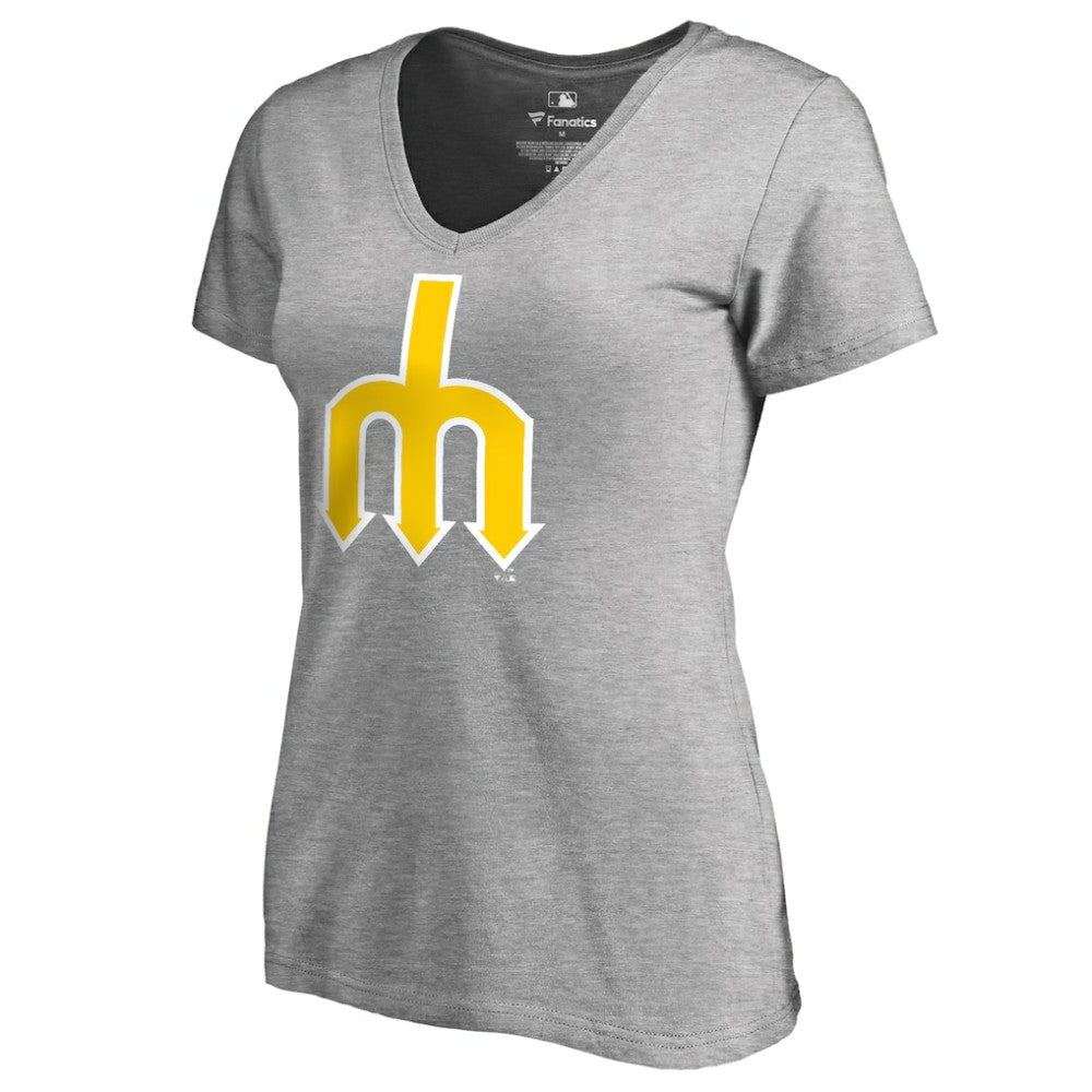 Seattle Mariners Women's Cooperstown Collection Forbes V-Neck T-Shirt | MLB Discount
