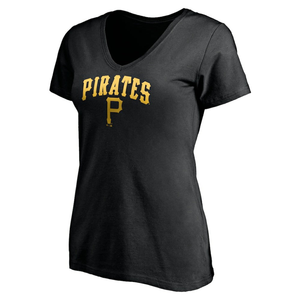 Pittsburgh Pirates Women's Core Wahconah V-Neck T-Shirt | MLB Discount