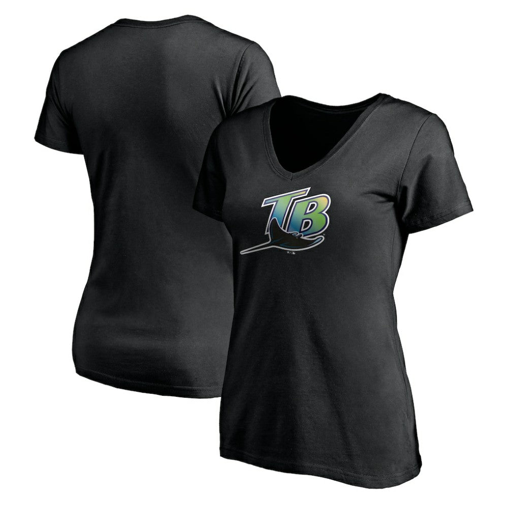 Tampa Bay Rays Women's Core Wahconah V-Neck T-Shirt | MLB Near me