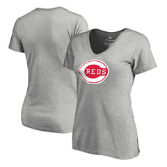 Cincinnati Reds Women's Core Wahconah V-Neck T-Shirt | MLB New
