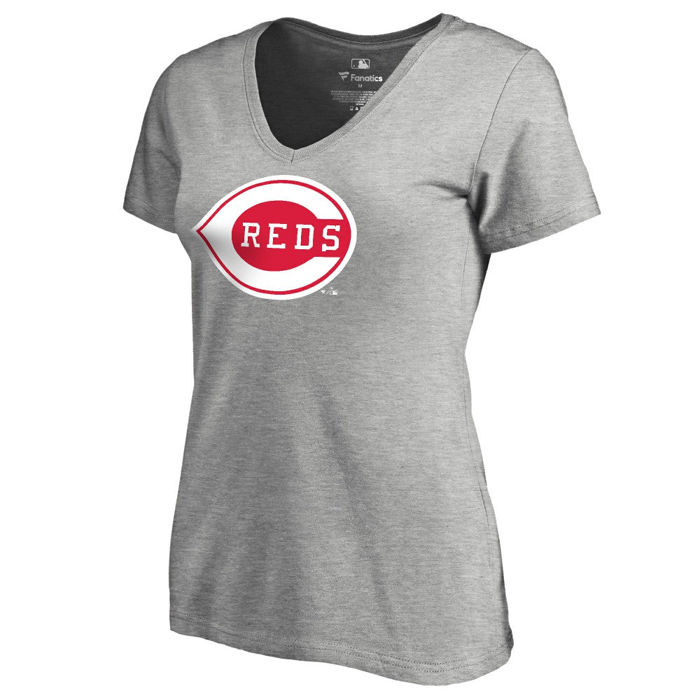 Cincinnati Reds Women's Core Wahconah V-Neck T-Shirt | MLB New