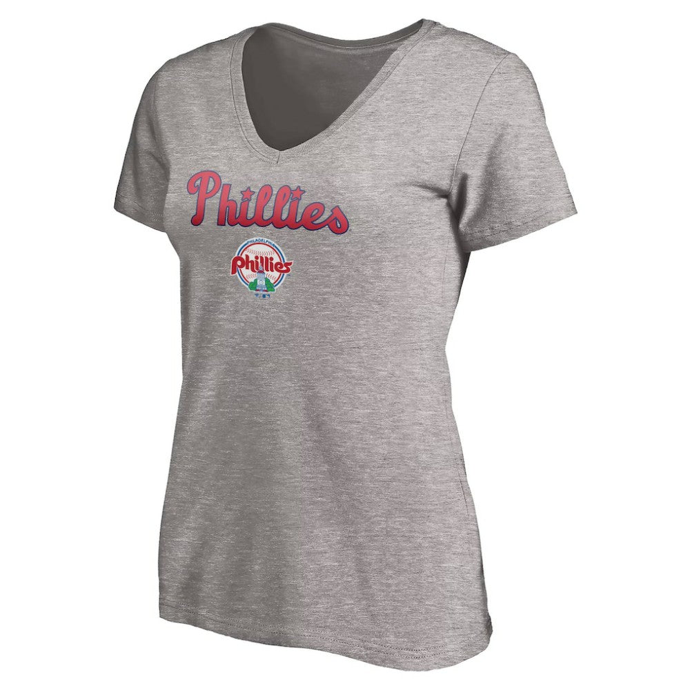 Philadelphia Phillies Women's Core Wahconah V-Neck T-Shirt | MLB Shop