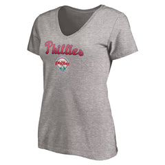 Philadelphia Phillies Women's Core Wahconah V-Neck T-Shirt | MLB Shop