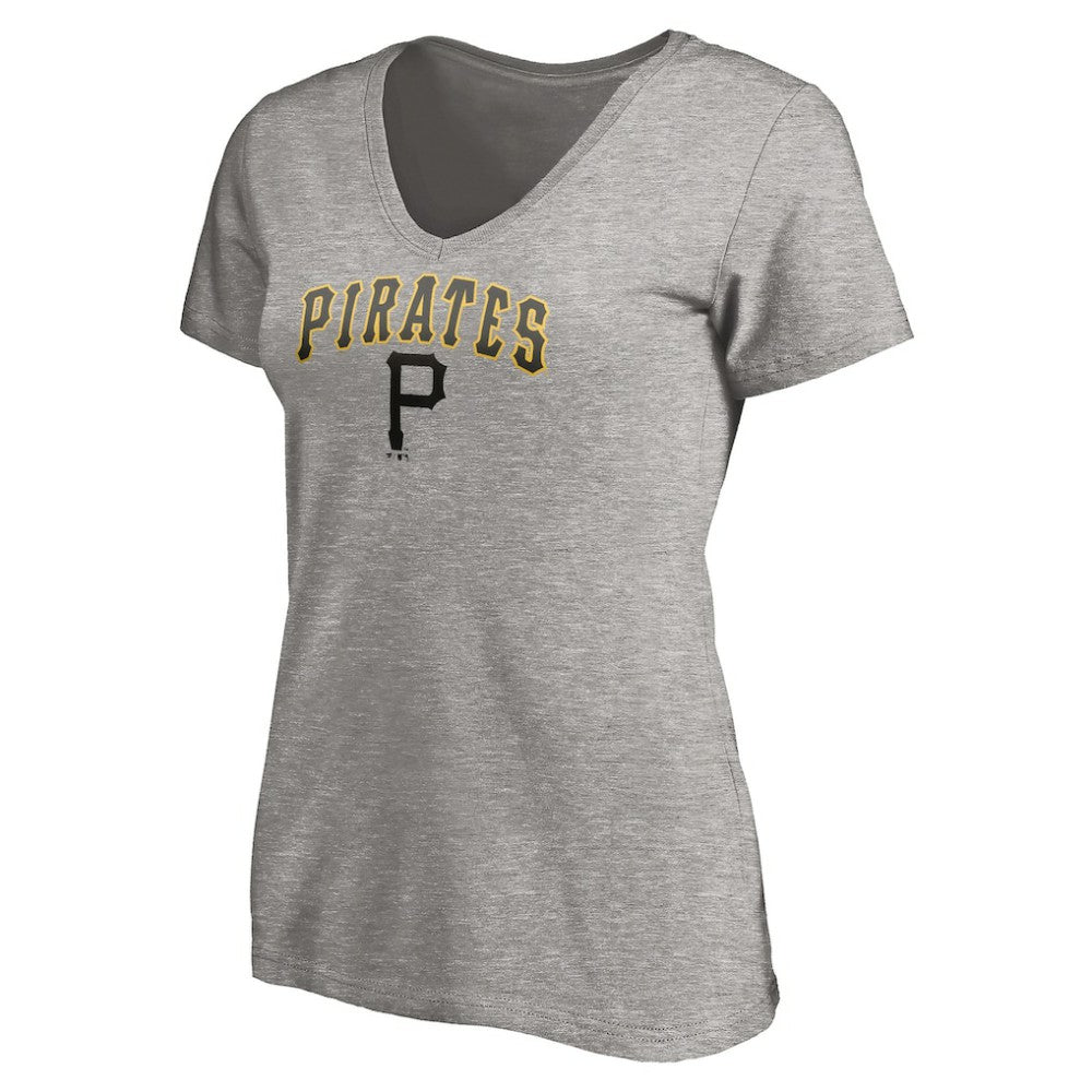 Pittsburgh Pirates Women's Core Wahconah V-Neck T-Shirt | MLB Outlet