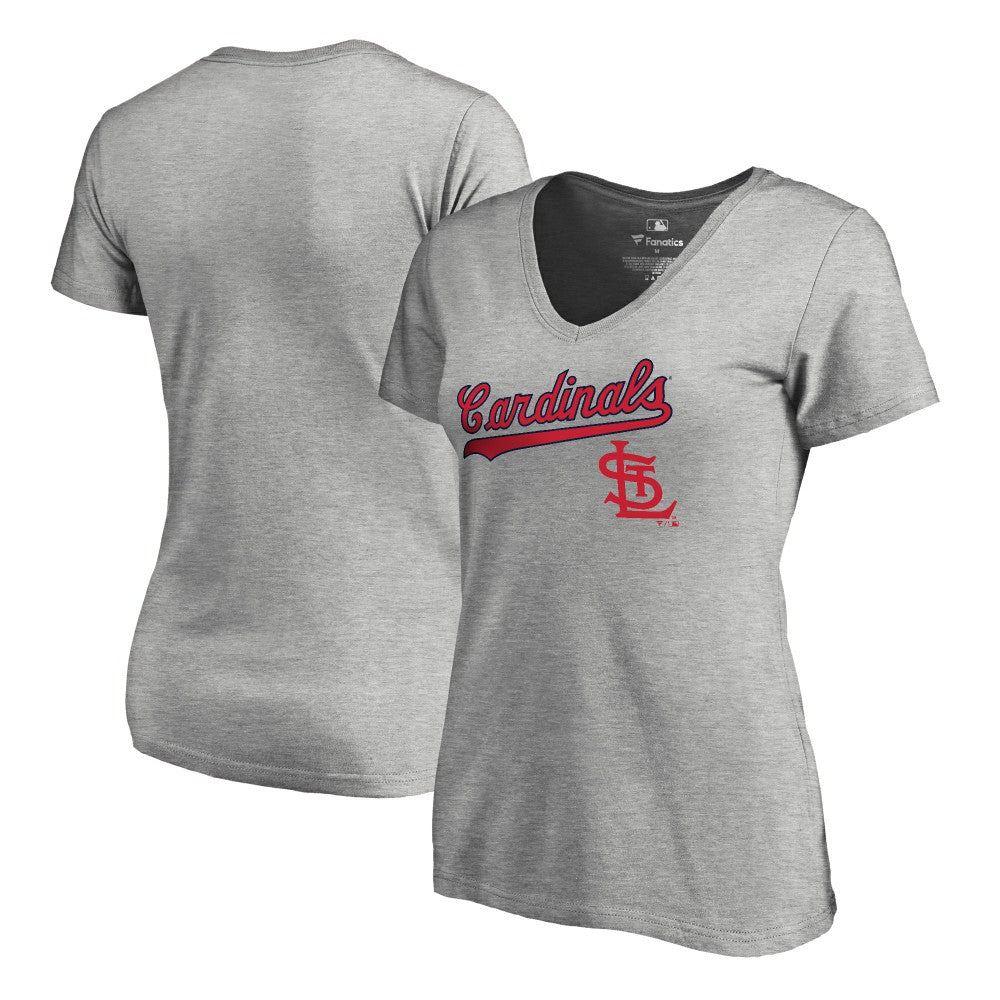 St. Louis Cardinals Women's Core Wahconah V-Neck T-Shirt | MLB Sale