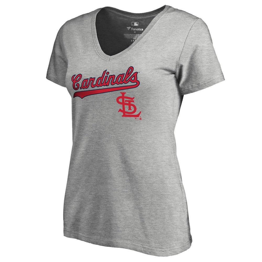 St. Louis Cardinals Women's Core Wahconah V-Neck T-Shirt | MLB Sale