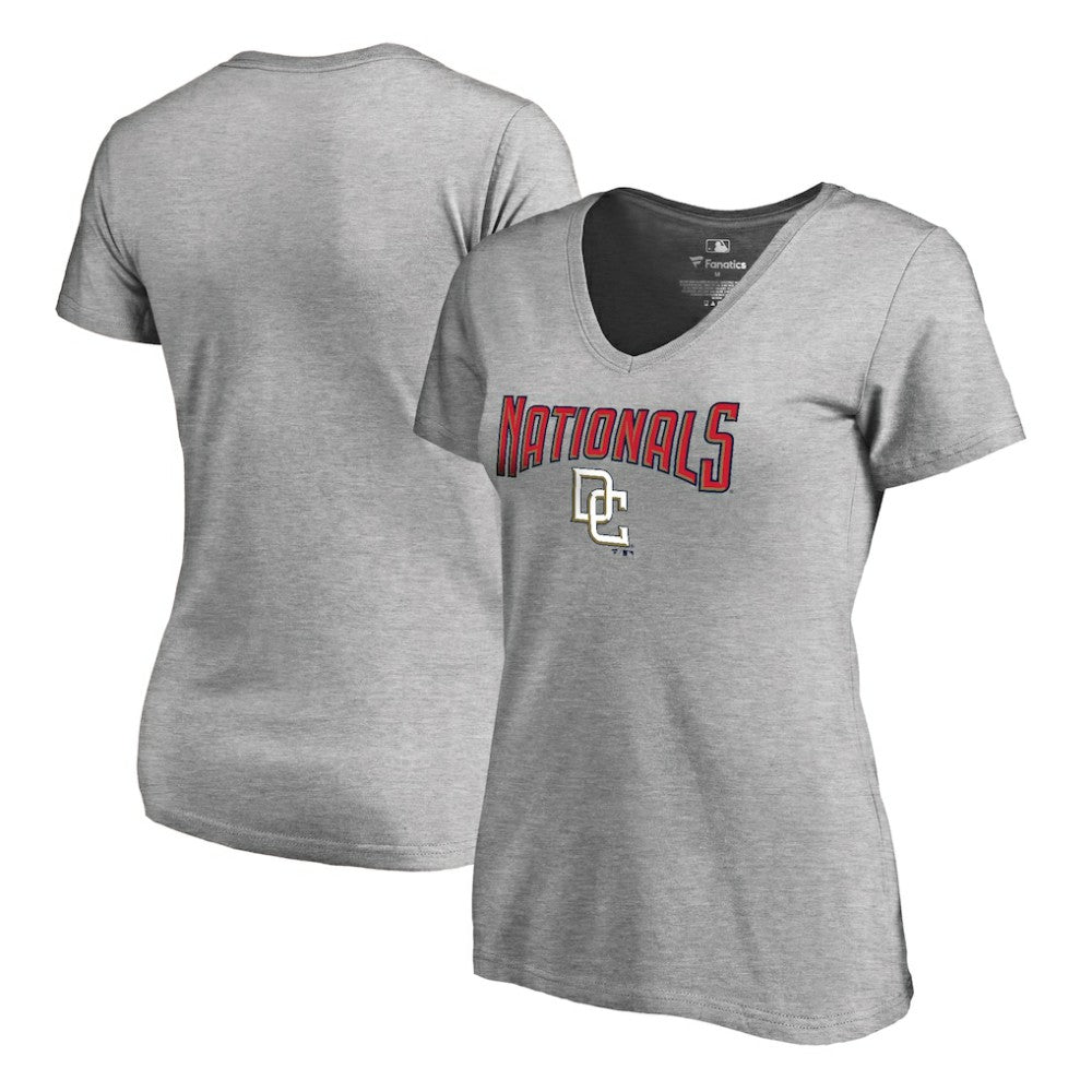 Washington Nationals Women's Core Wahconah V-Neck T-Shirt | MLB US