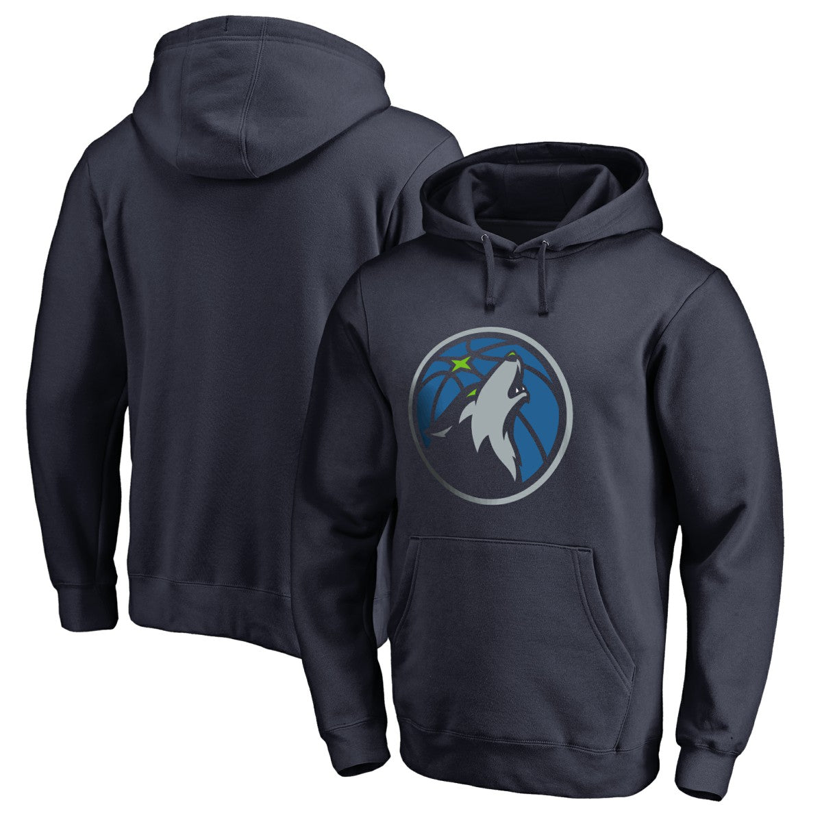 Minnesota Timberwolves Primary Logo Pullover Hoodie For Sale