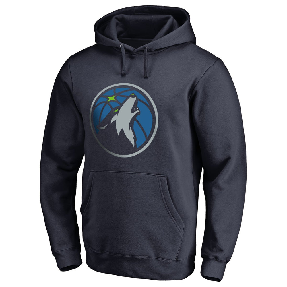 Minnesota Timberwolves Primary Logo Pullover Hoodie For Sale
